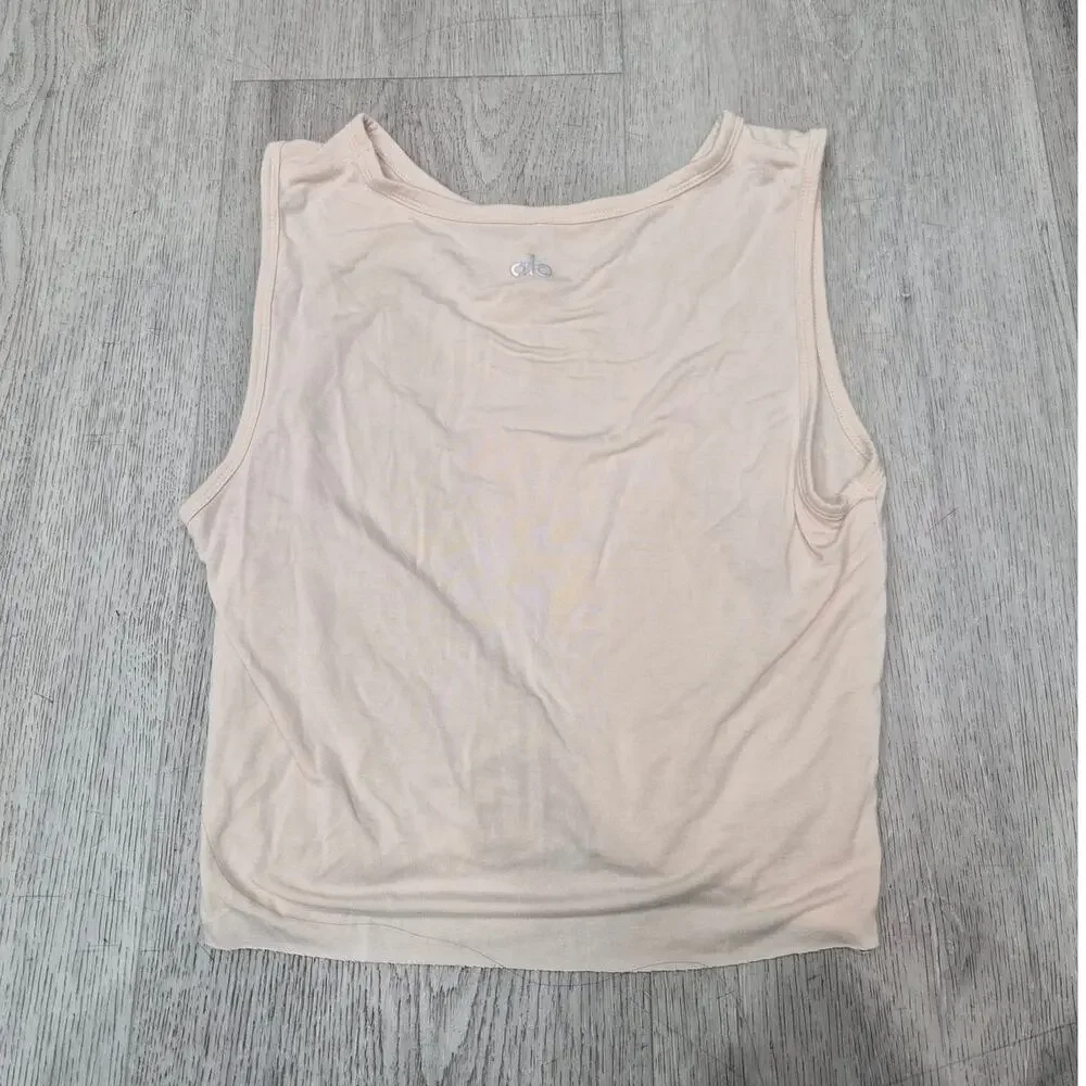 Alo Yoga Beige Tank Top Size Small